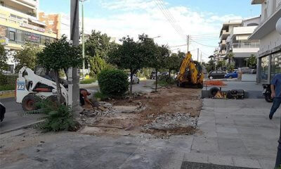 Ξεκίνησαν Εκ Νέου Τα Έργα Ανάπλασης Της Λεωφόρου Ειρήνης