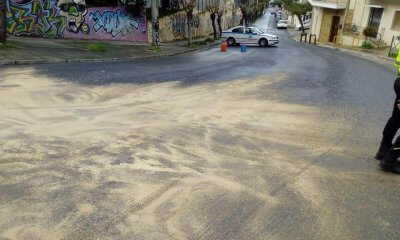 Κλειστή Η Οδός Μ. Μερκούρη Στα Σύνορα Ηλιούπολης – Υμηττού