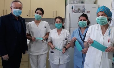 Δωρεά Μασκών Σε Νοσοκομεία Από Τον Πρόεδρο Του Δημοτικού Συμβουλίου Ηλιούπολης Σταύρο Γεωργάκη