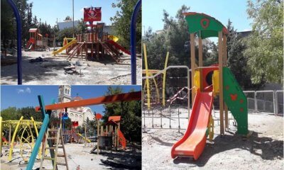 Nέα, Σύγχρονη Παιδική Χαρά Στα Σύνορα Ηλιούπολης – Βύρωνα