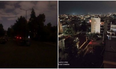 Στο Σκοτάδι Κεντρικoί Δρόμοι Της Ηλιούπολης (ΦΩΤΟ)