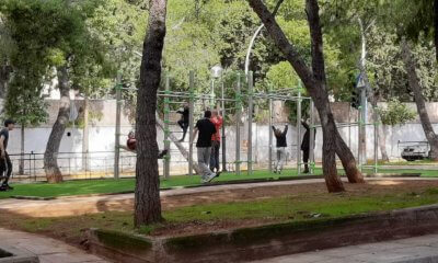 Νέο Υπαίθριο Γυμναστήριο Στο Πάρκο Αναστάσεως Στην Ηλιούπολη