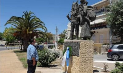 Φόρος Τιμής Στη Mνήμη Των Θυμάτων Της Γενοκτονίας Των Ποντίων Από Τον Δήμαρχο Ηλιούπολης