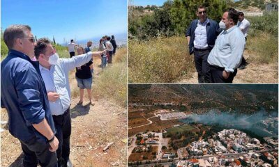 Στο Σημείο Της Φωτιάς Ο Δήμαρχος Ηλιούπολης Γιώργος Χατζηδάκης