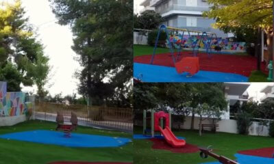 Ολική Ανακατασκευή Στην Παιδική Χαρά Της Οδού Δαμασκηνού Στην Ηλιούπολη