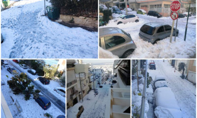 Ηλιούπολη: Τρίτη Ημέρα Ταλαιπωρίας Με Παγετό Σε Δρόμους & Αποκλεισμένα Σπίτια