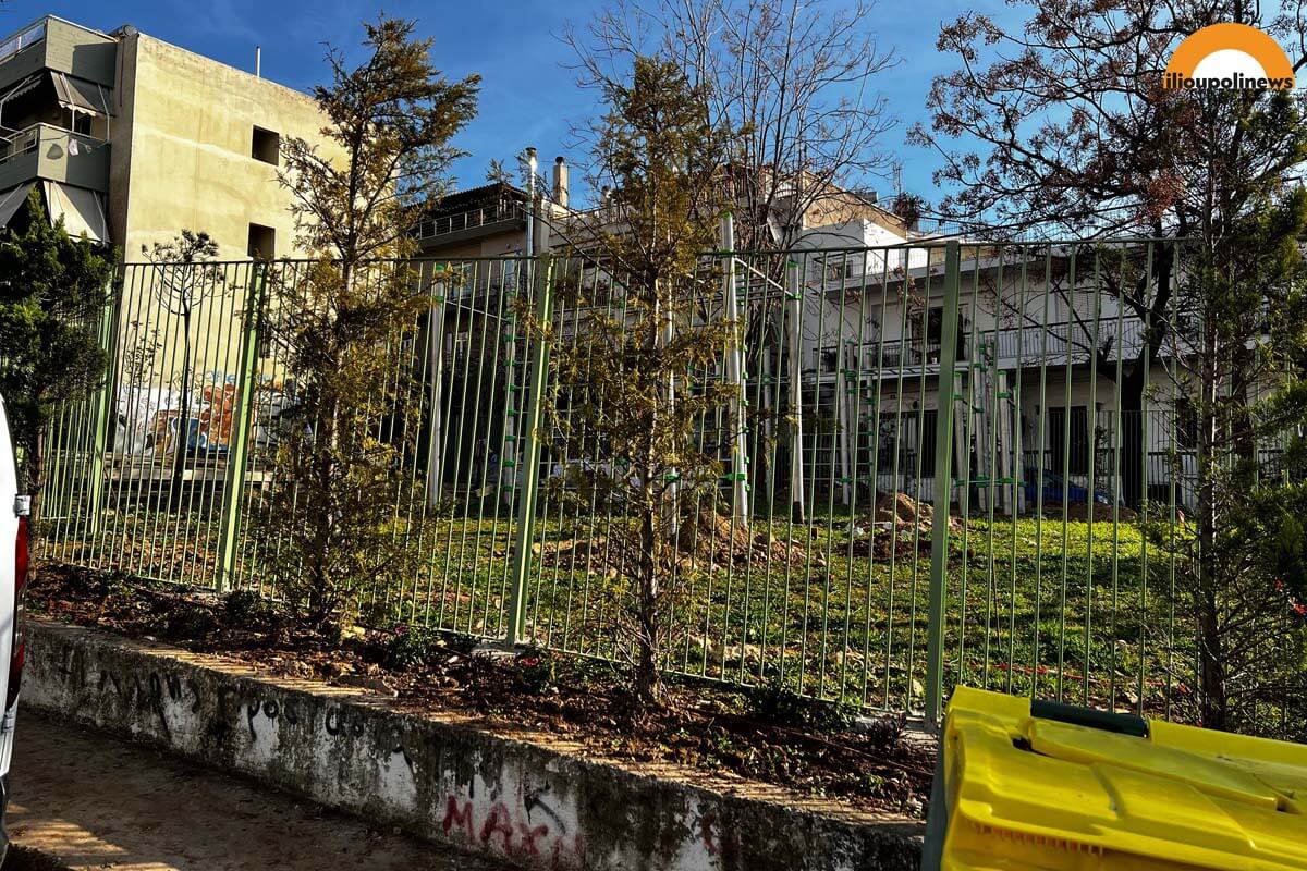 erga tritsis agia marina 2 Ηλιούπολη: Στο Τελικό Στάδιο η «Διπλή» Ανάπλαση Στην Οδό Τσαμαδού - Δημιουργείται Νέο Καλλισθενικό Πάρκο (ΦΩΤΟ)