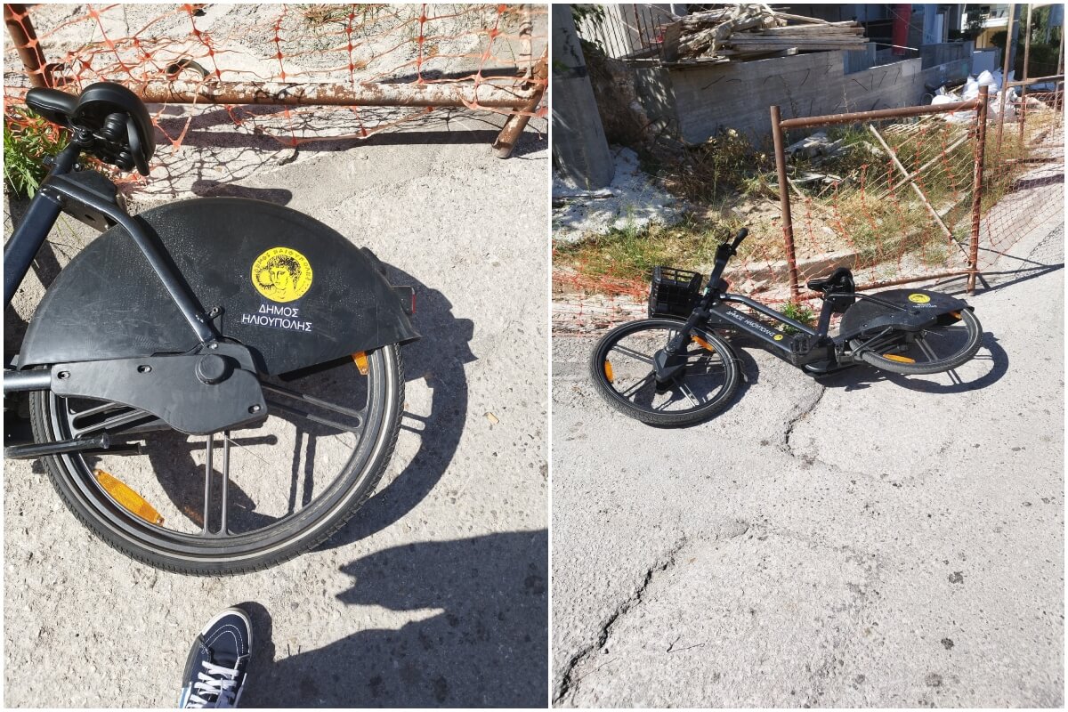 Ηλιούπολη: Συνεχείς Βανδαλισμοί Στα Καινούρια Ηλεκτρικά Ποδήλατα – Έκκληση Από Τον Δήμαρχο