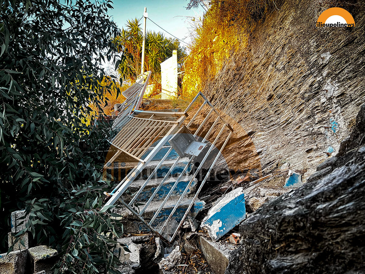 diogenous 01 Hλιούπολη: SOS Από Τους Κατοίκους Της Οδού Διογένους Λόγω Κατολισθήσεων