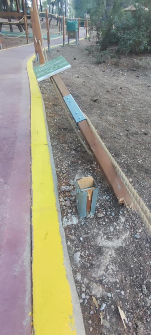 468595897 1134425135354626 8486104935691875453 n Ηλιούπολη: Άγνωστοι Προκάλεσαν Ζημιές Στο Ολοκαίνουριο Πάρκο «ΓΑΙΑ»