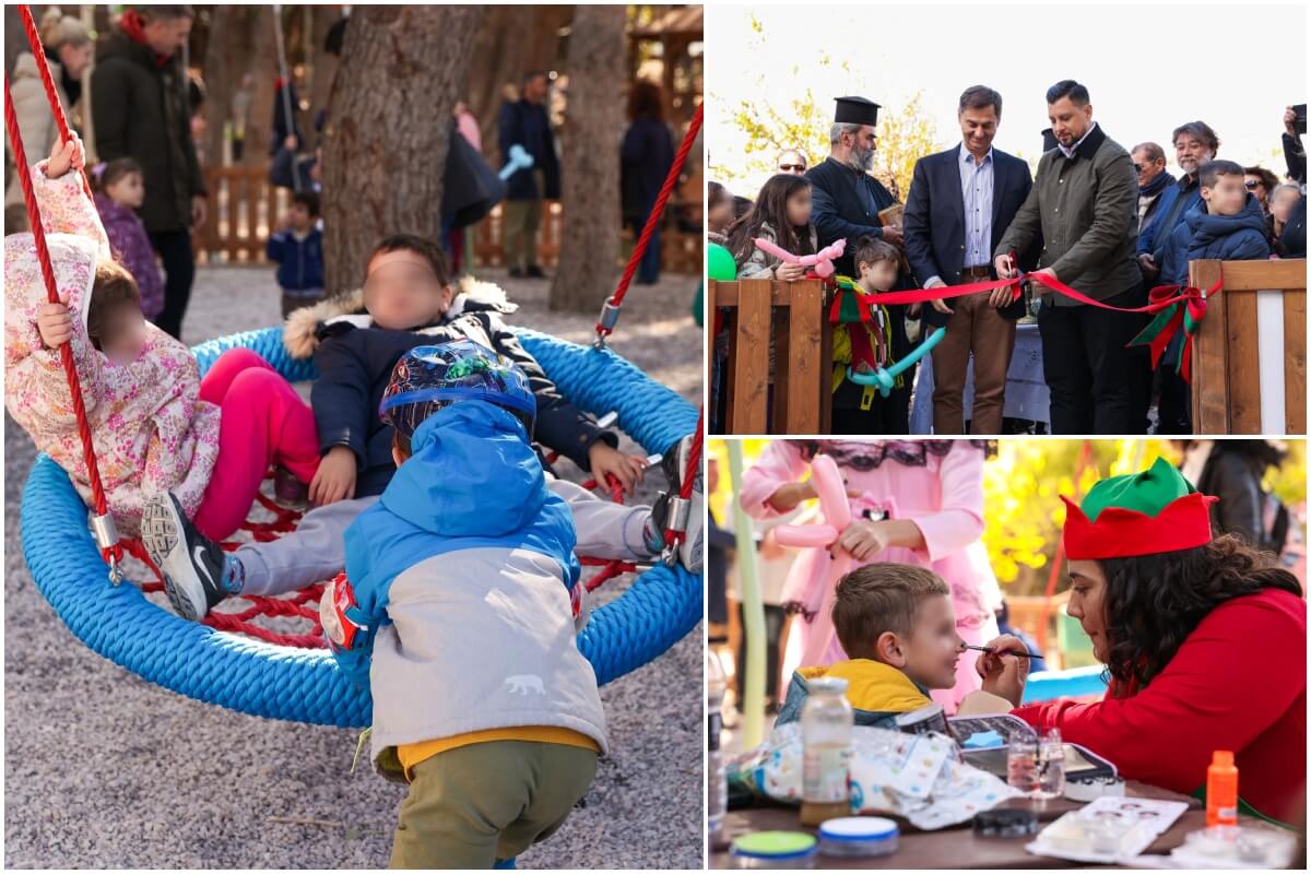 Το Νέο Πάρκο Αγίου Νικολάου Παραδόθηκε Στους Ηλιουπολίτες (ΦΩΤΟ)