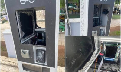 Ηλιούπολη: Άγνωστοι Κατέστρεψαν Το Σταθμό Φόρτισης Ποδηλάτων Στην Πλατεία Φλέμιγνκ (ΦΩΤΟ)