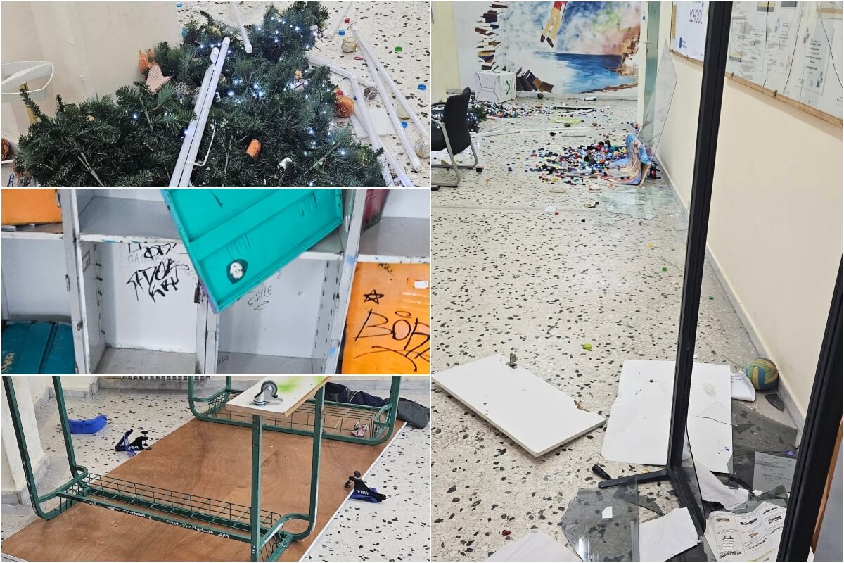 Βανδαλισμοί Και Καταστροφές Στο 2ο Γυμνάσιο Ηλιούπολης Κατά Τη Διάρκεια Των Χριστουγέννων