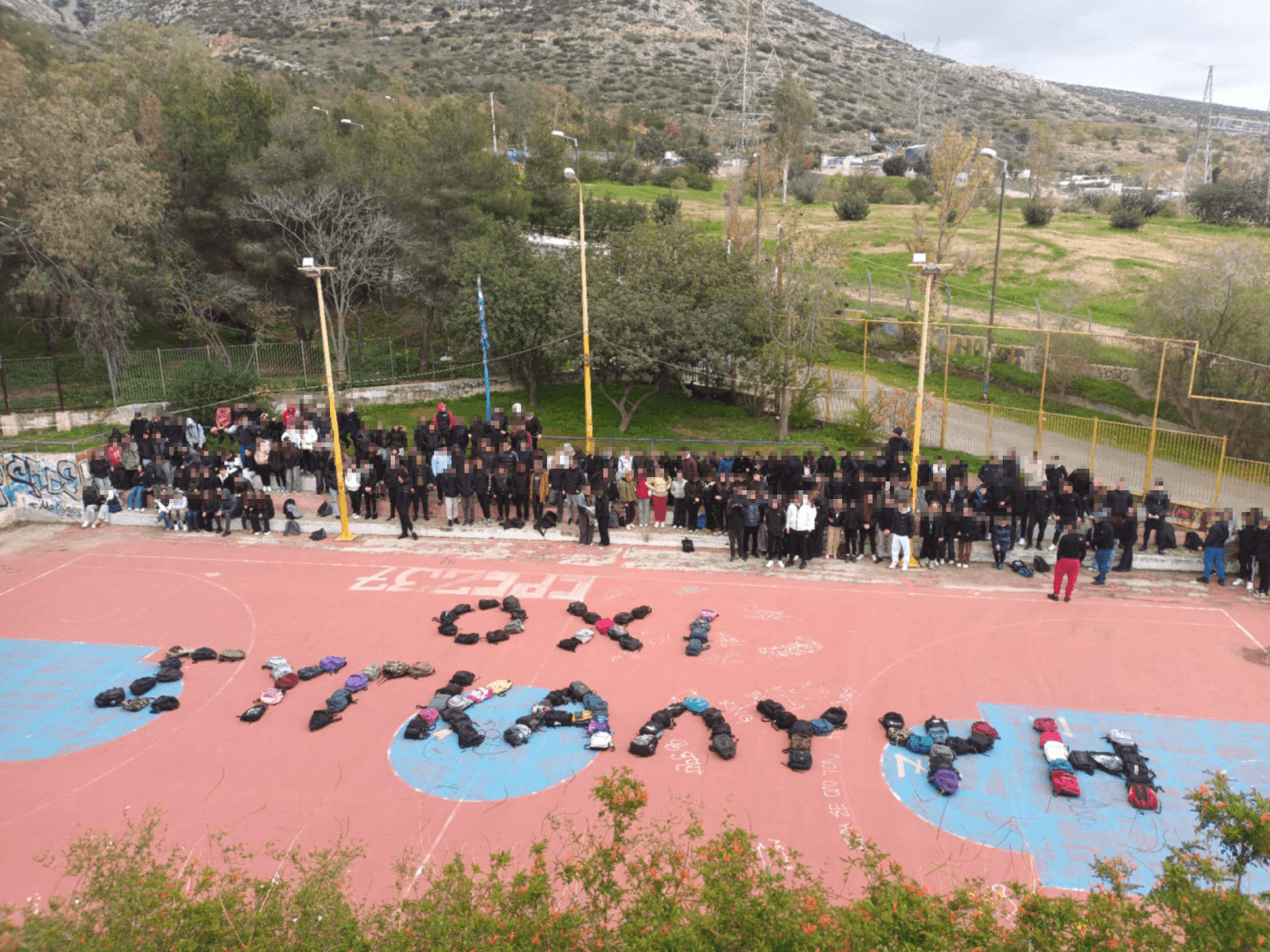 «Όχι Συγκάλυψη»: Το Μήνυμα Των Μαθητών Του 3ου ΓΕΛ Ηλιούπολης Για Τα Τέμπη