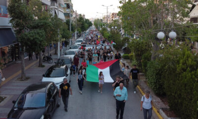 Διαδήλωση Αλληλεγγύης Για Την Παλαιστίνη Στο Κέντρο Της Ηλιούπολης