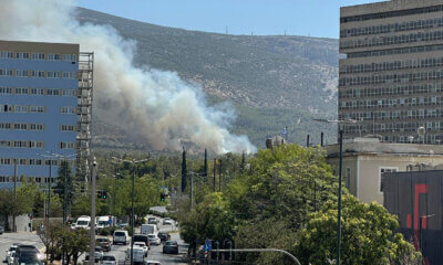 Φωτιά Στον Υμηττό Στο Ύψος Της Πολυτεχνειούπολης – Μάχη Για Να Μην Περάσει Την Κατεχάκη