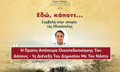 Η Πρώτη Απόπειρα Οικοπεδοποίησης Του Δάσους – 1η Διένεξη Του Δημοσίου Με Τον Νάστο