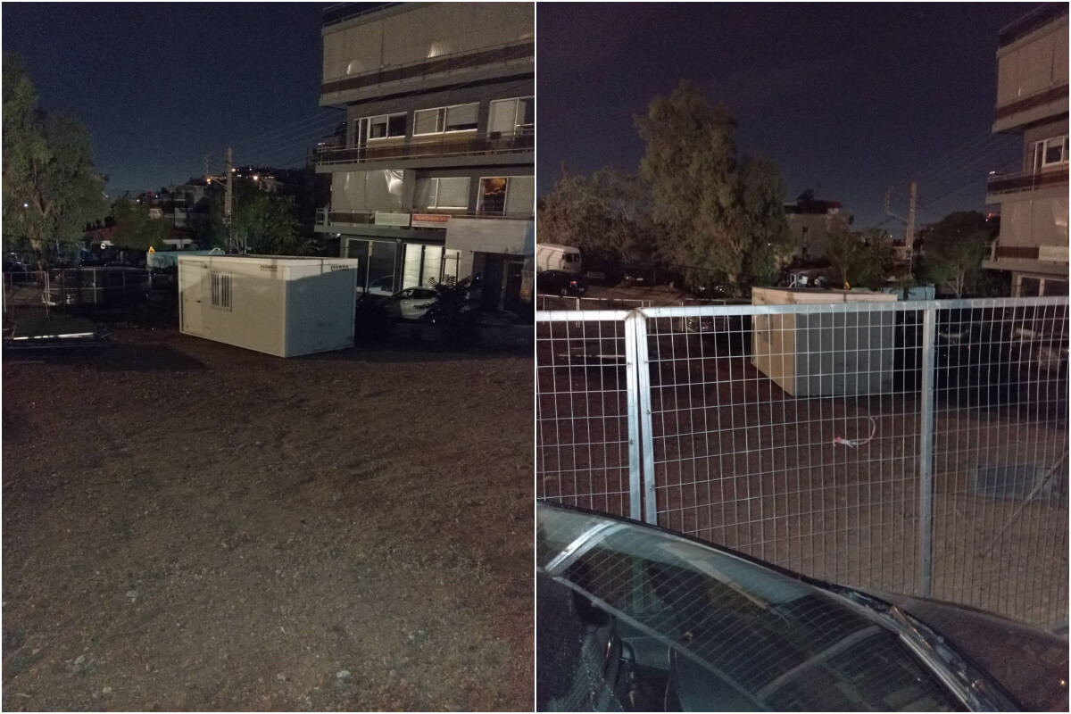 Ηλιούπολη: Τι Συμβαίνει Με Το Εργοταξιακό Container Στο Επίμαχο Οικόπεδο Στο Χαλικάκι