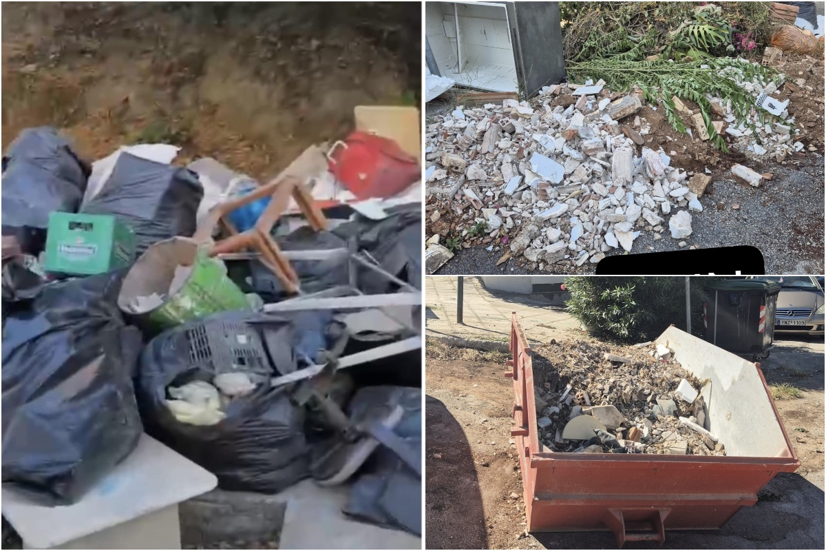 Ηλιούπολη: Έπεσαν Πρόστιμα Για Παράνομη Εναπόθεση Ογκωδών & Μπάζων