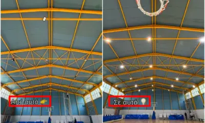 Ηλιούπολη: Βαφτίστηκε «Έργο» Η Αλλαγή Λαμπτήρων Στο Β’ Κλειστό Γήπεδο