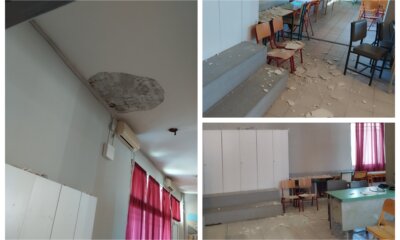 Πτώση Σοβάδων Στο 3ο Δημοτικό Σχολείο Ηλιούπολης
