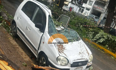 Κακοκαιρία «Erminio»: Κορμός Δέντρου Έπεσε Σε Σταθμευμένο ΙΧ Στην Ηλιούπολη