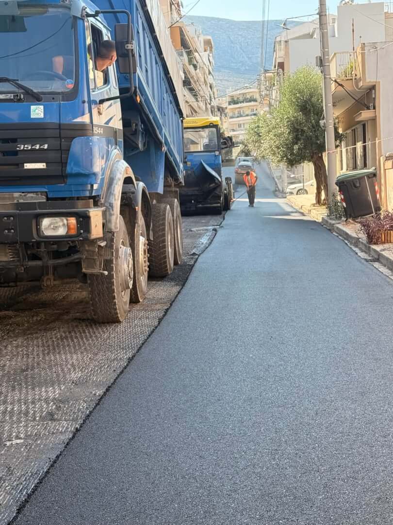 773541662 1499543902207715 9207283162217991456 n Ηλιούπολη: Ποιοι Δρόμοι Ασφαλτοστρώθηκαν - Έγιναν Εργασίες Σε 19.000 τμ Οδικού Δικτύου